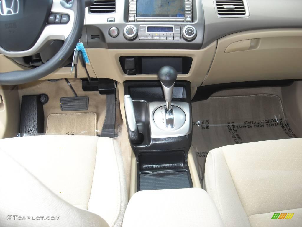 2007 Civic Hybrid Sedan - Galaxy Gray Metallic / Ivory photo #19