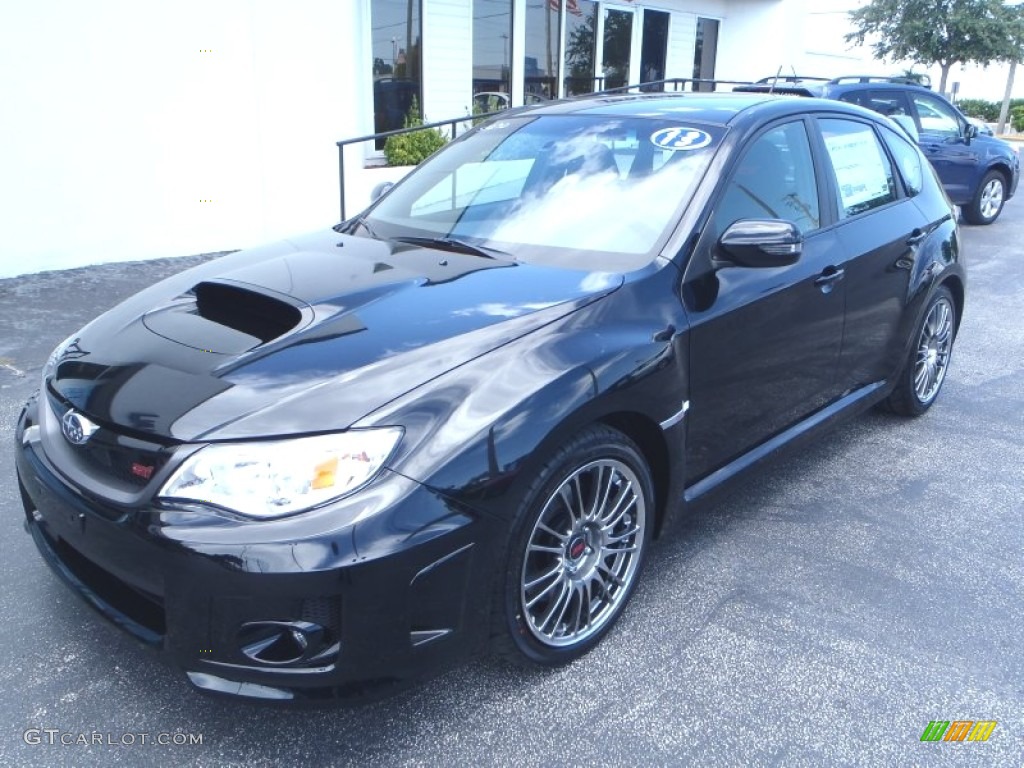 Crystal Black Silica 2013 Subaru Impreza WRX STi 5 Door Exterior Photo #82217745