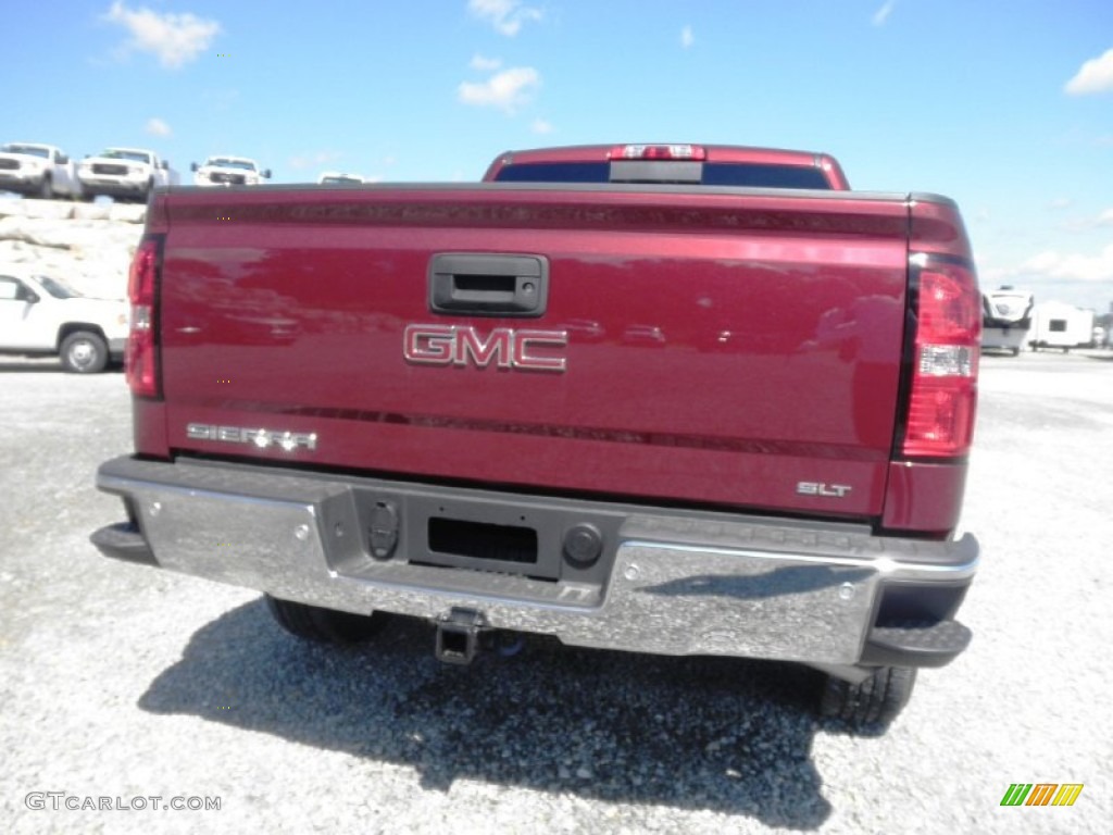 2014 Sierra 1500 SLT Crew Cab 4x4 - Sonoma Red Metallic / Jet Black photo #38