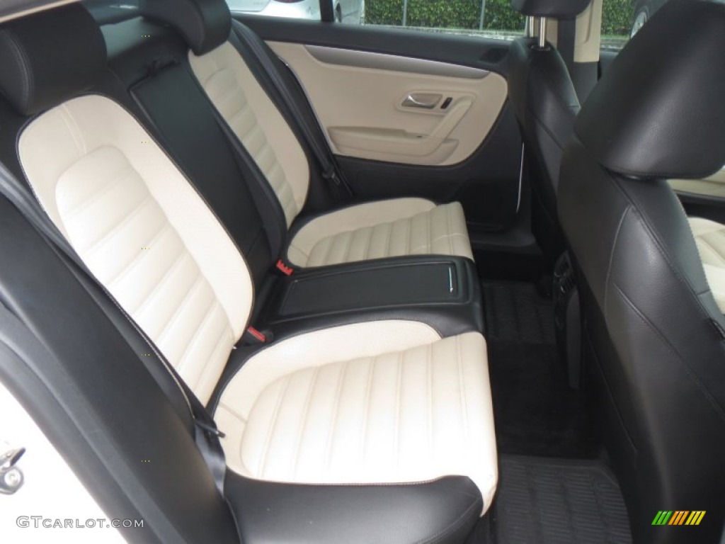 Cornsilk Beige/Black Interior 2011 Volkswagen CC Sport Photo #82217790