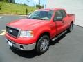 2006 Bright Red Ford F150 XLT SuperCab 4x4  photo #3