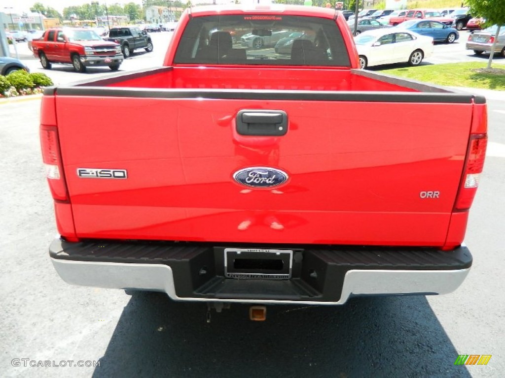 2006 F150 XLT SuperCab 4x4 - Bright Red / Tan photo #5