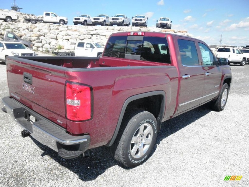 2014 Sierra 1500 SLT Crew Cab 4x4 - Sonoma Red Metallic / Jet Black photo #44