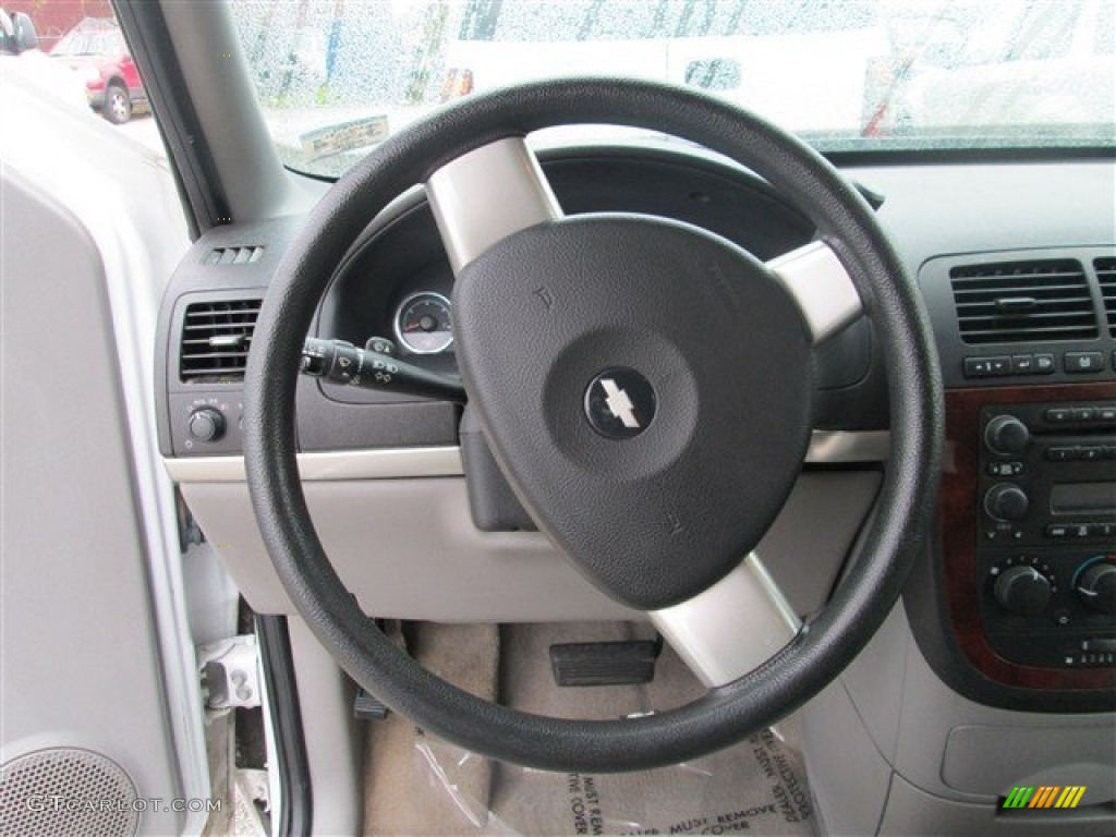 2008 Chevrolet Uplander LS Medium Gray Steering Wheel Photo #82217994
