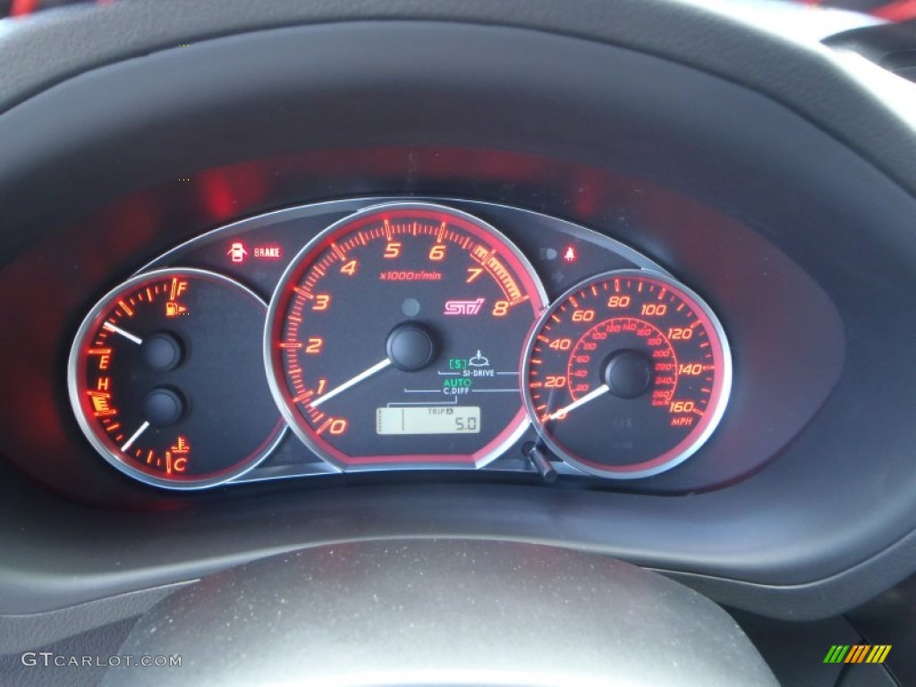 2013 Subaru Impreza WRX STi 5 Door Gauges Photos