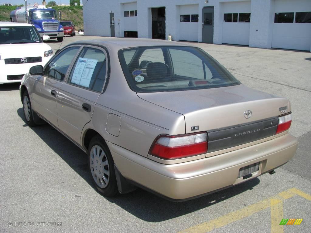 1997 Corolla CE - Cashmere Beige Metallic / Beige photo #3