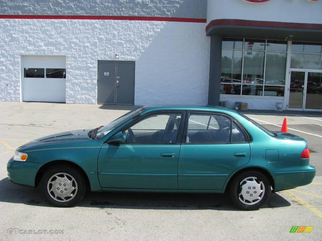1998 Corolla LE - Green Pearl Metallic / Gray photo #2