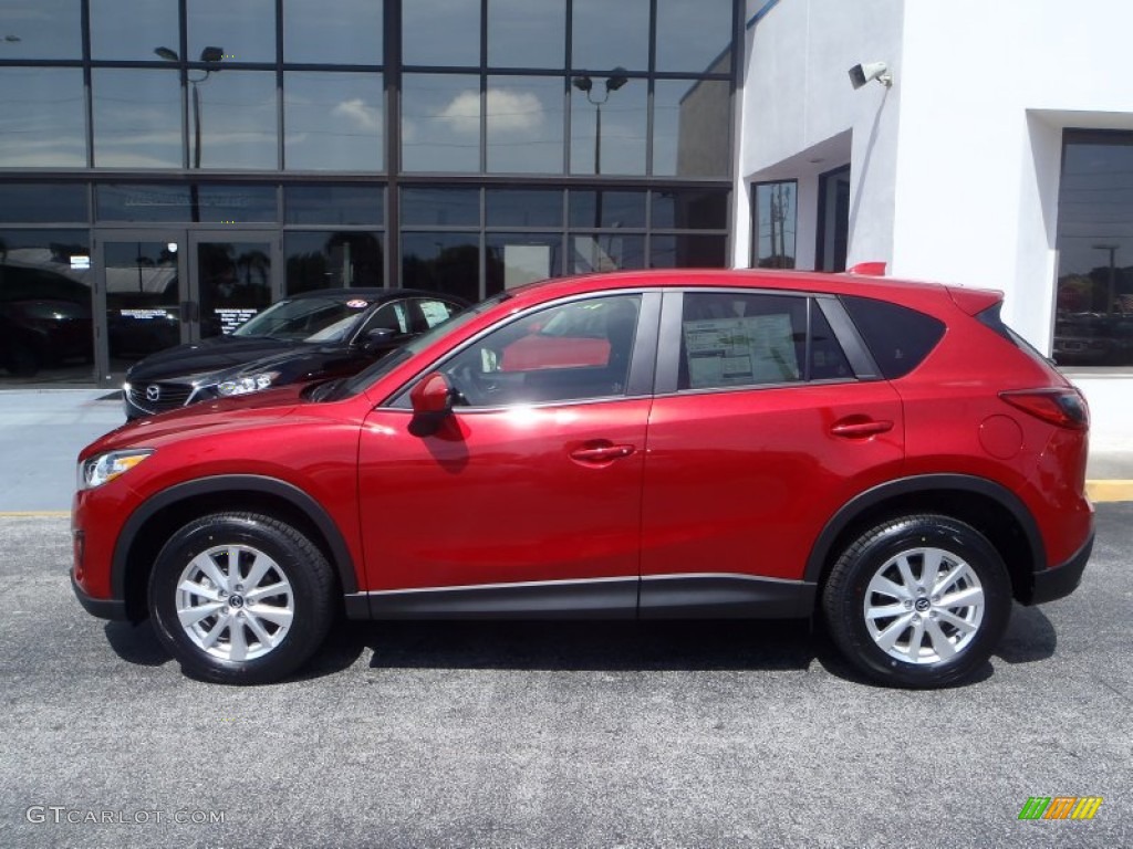 2014 CX-5 Touring - Soul Red Metallic / Black photo #3