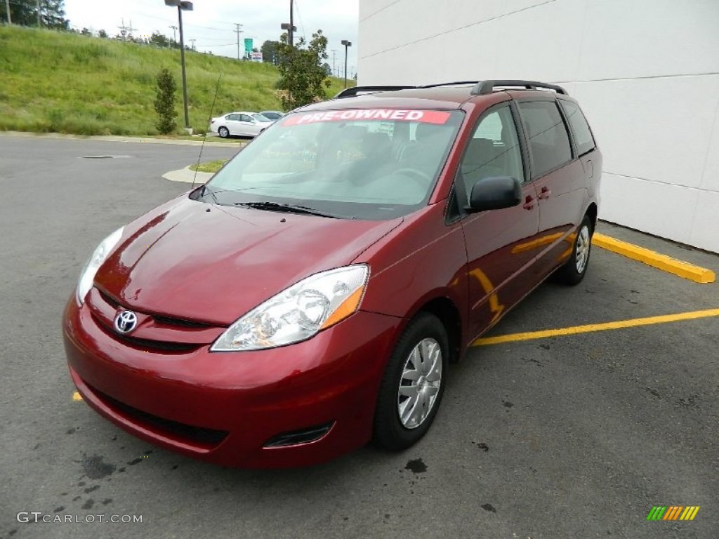 Salsa Red Pearl 2008 Toyota Sienna CE Exterior Photo #82219646