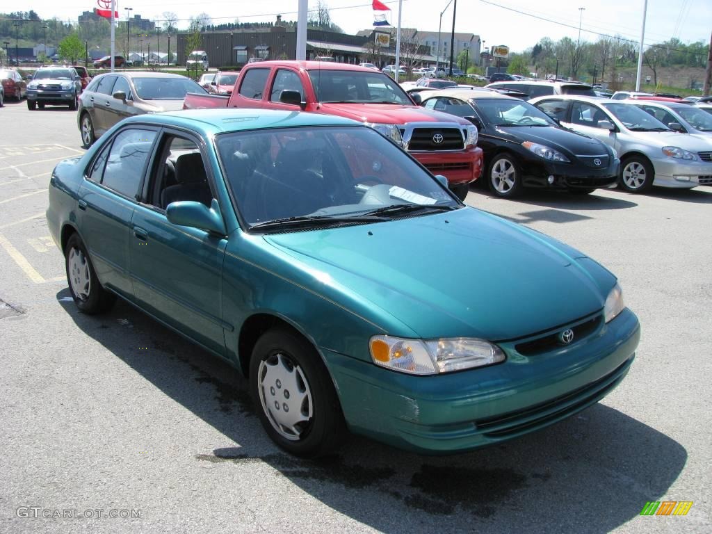 1998 Corolla LE - Green Pearl Metallic / Gray photo #7