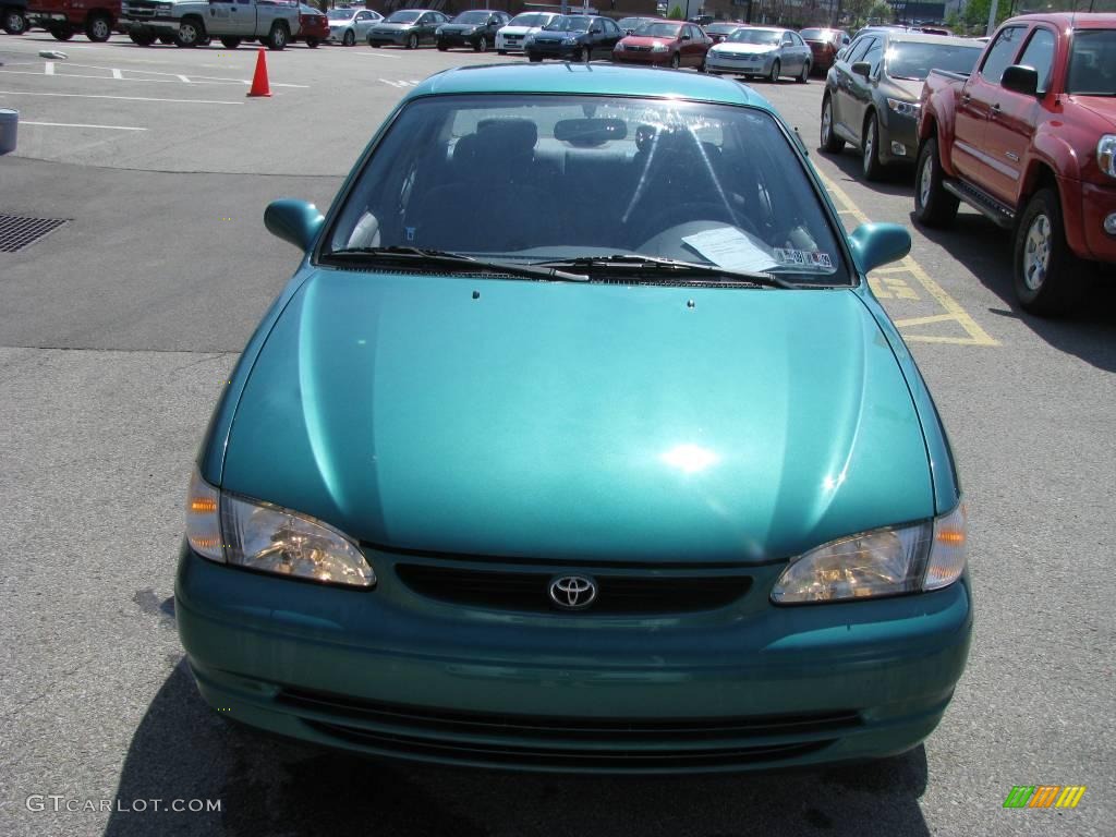 1998 Corolla LE - Green Pearl Metallic / Gray photo #8