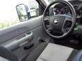 Dark Titanium 2009 Chevrolet Silverado 2500HD LS Crew Cab Steering Wheel