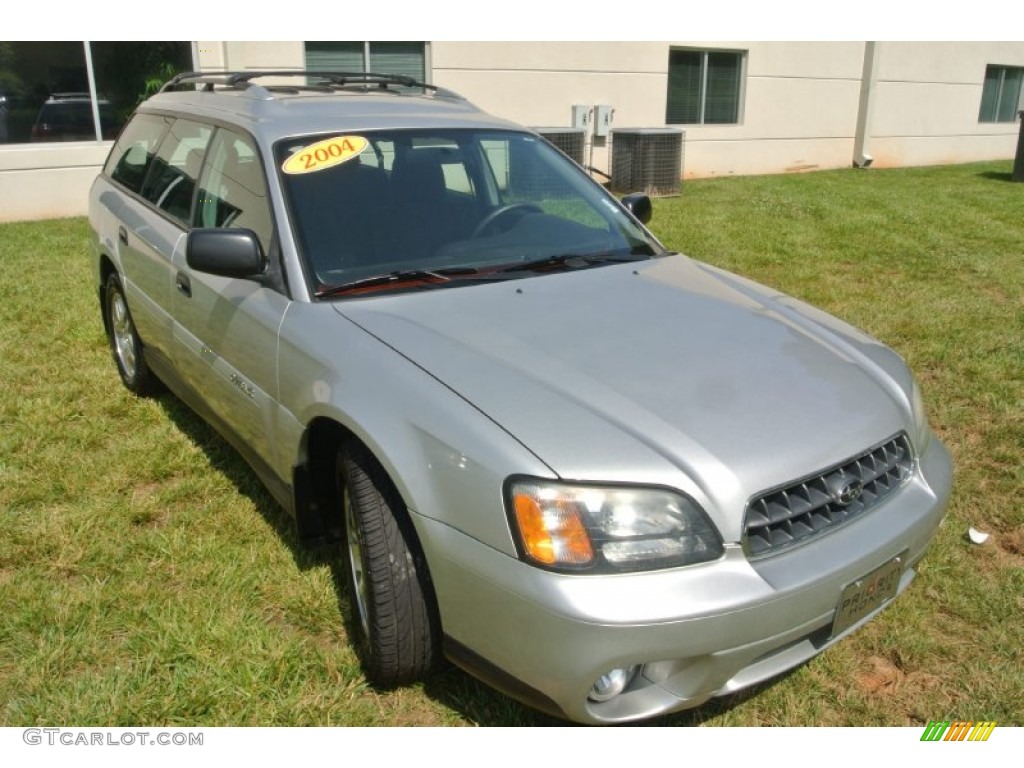 2004 Outback Wagon - Silver Stone Metallic / Gray photo #2