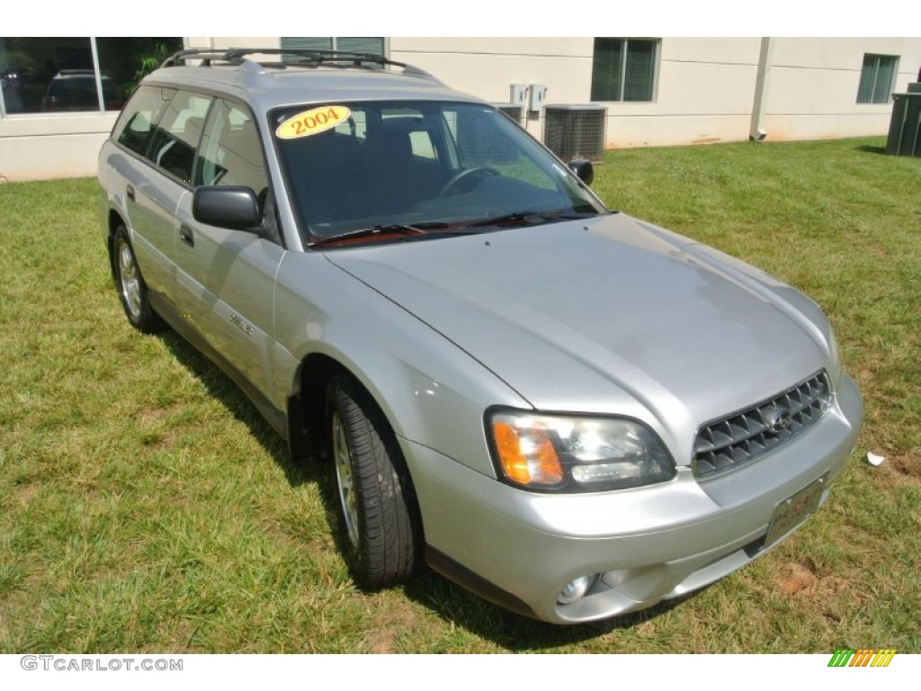 2004 Outback Wagon - Silver Stone Metallic / Gray photo #3