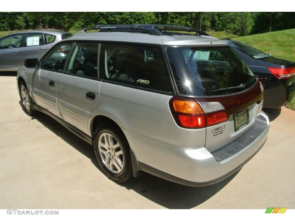 2004 Outback Wagon - Silver Stone Metallic / Gray photo #5