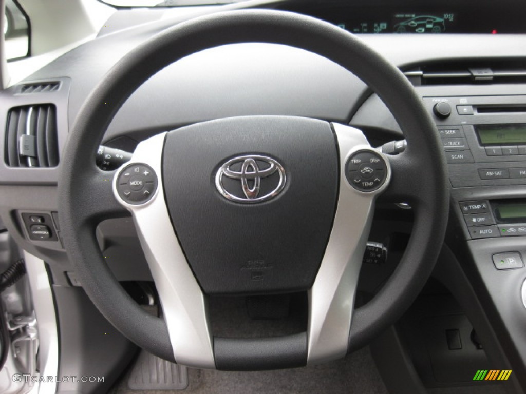2010 Prius Hybrid II - Classic Silver Metallic / Dark Gray photo #10