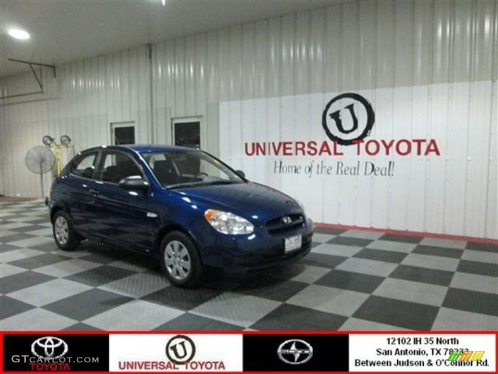 Dark Sapphire Blue Hyundai Accent