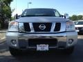 2009 Radiant Silver Nissan Titan LE Crew Cab 4x4  photo #2