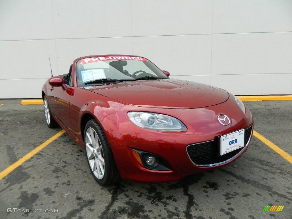 2010 MX-5 Miata Touring Roadster - Copper Red Mica / Black photo #1