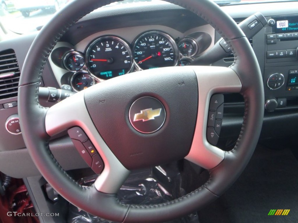 2013 Silverado 1500 LT Extended Cab - Deep Ruby Metallic / Ebony photo #12