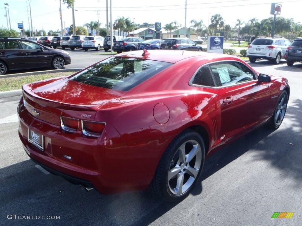 2013 Camaro LT/RS Coupe - Crystal Red Tintcoat / Black photo #6