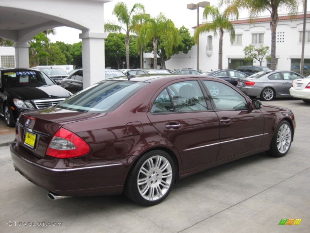 2007 E 350 Sedan - Barolo Red Metallic / Cashmere photo #2