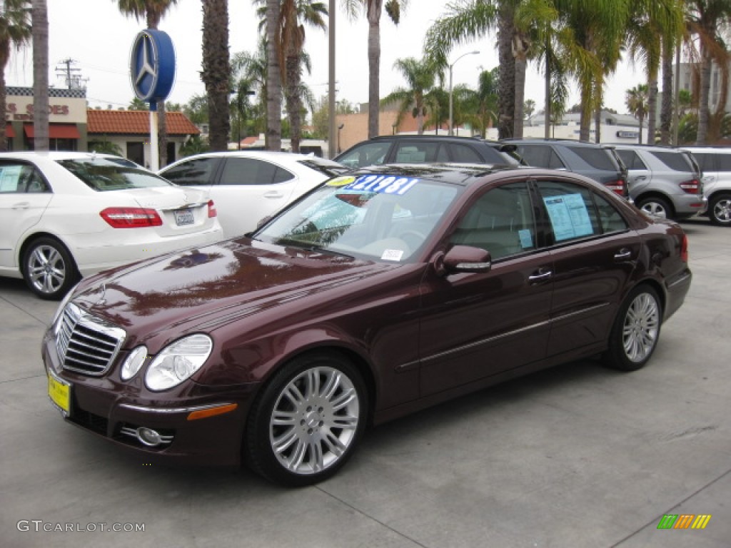 2007 E 350 Sedan - Barolo Red Metallic / Cashmere photo #5