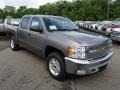 2013 Graystone Metallic Chevrolet Silverado 1500 LT Crew Cab 4x4  photo #2