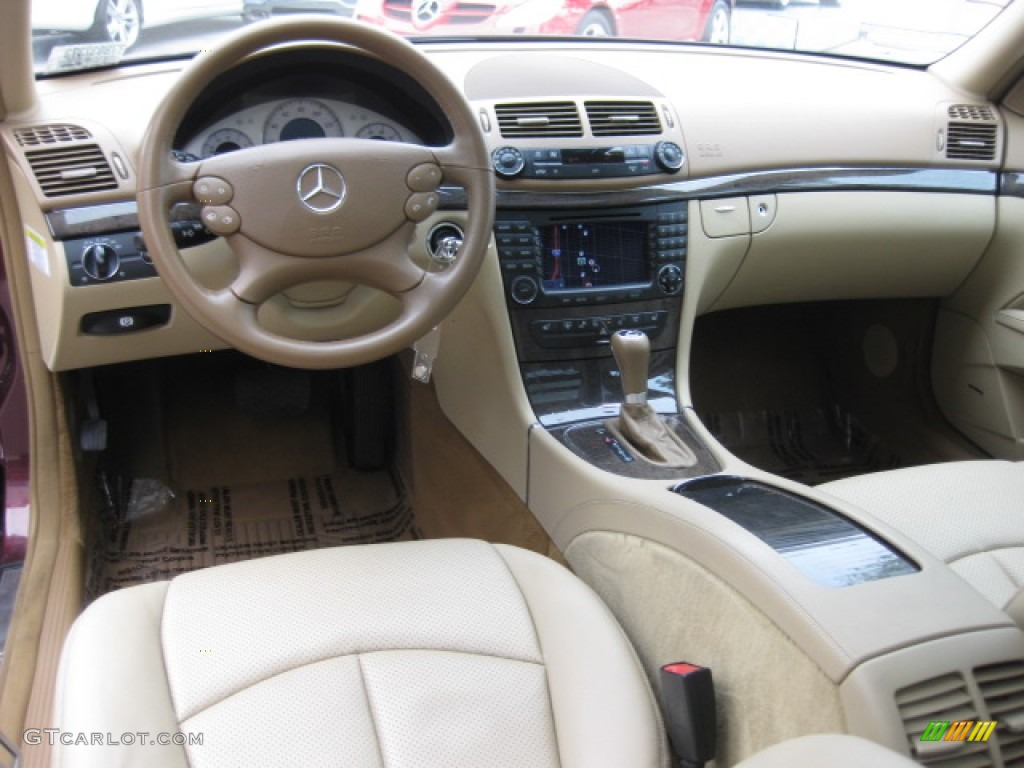 2007 E 350 Sedan - Barolo Red Metallic / Cashmere photo #20