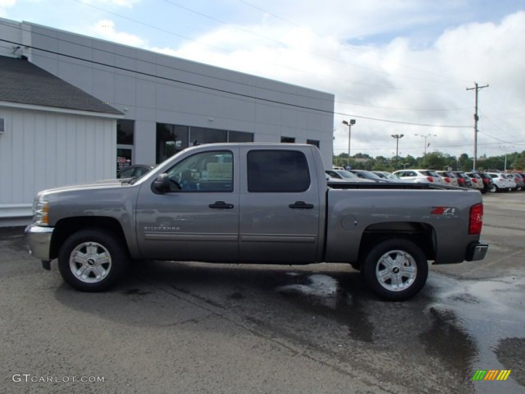 2013 Silverado 1500 LT Crew Cab 4x4 - Graystone Metallic / Ebony photo #5