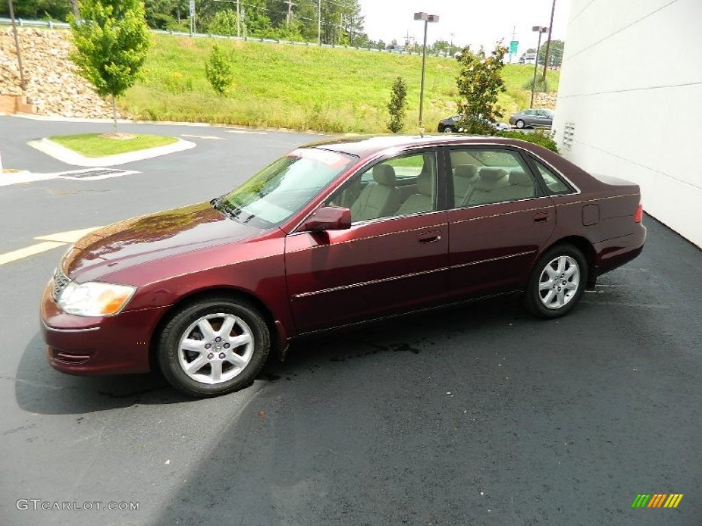 2004 Avalon XL - Cassis Red Pearl / Ivory photo #4