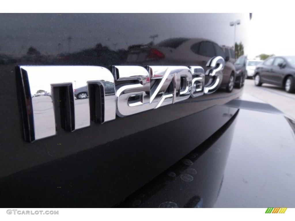 2009 MAZDA3 s Touring Hatchback - Black Mica / Black photo #8
