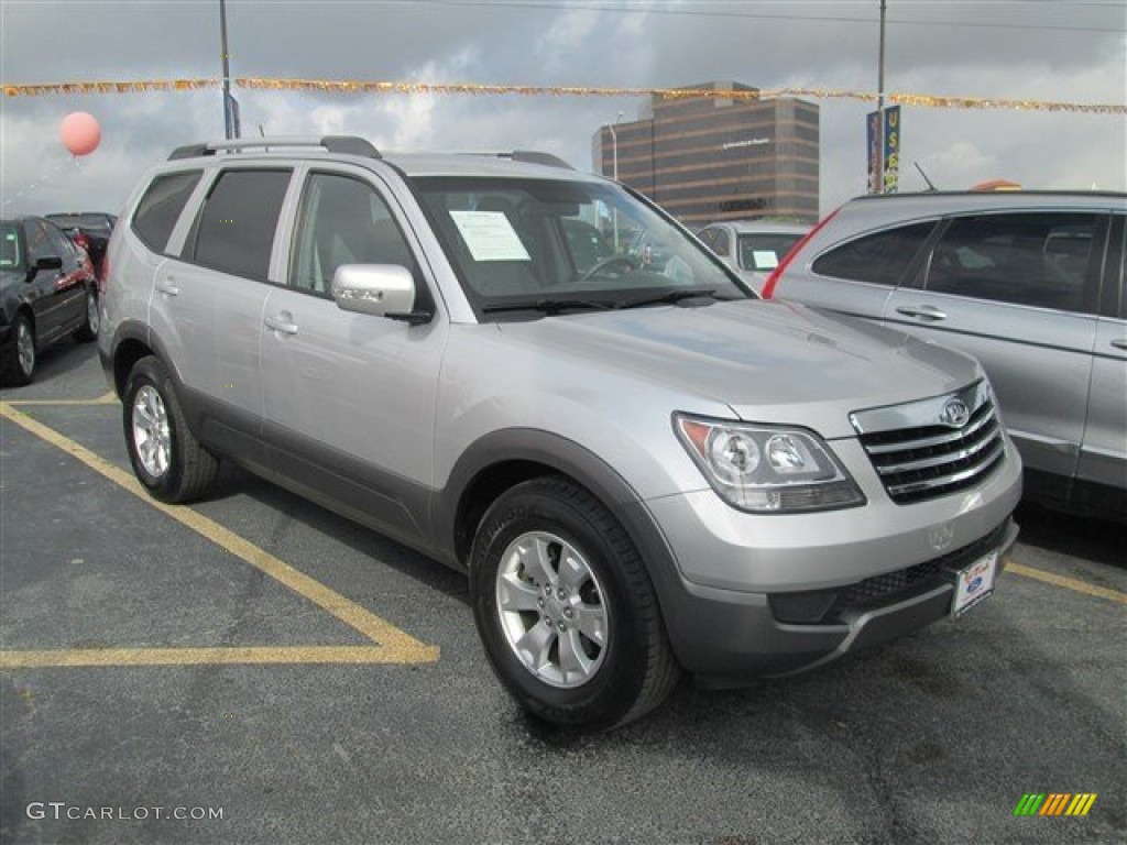 2009 Borrego LX V6 - Bright Silver / Gray photo #1