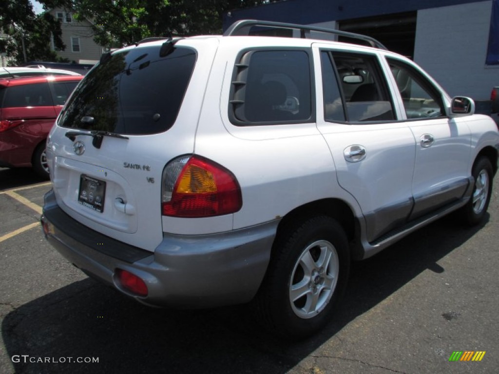 2003 Santa Fe LX - Nordic White / Gray photo #6