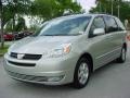 2004 Silver Shadow Pearl Toyota Sienna XLE  photo #8