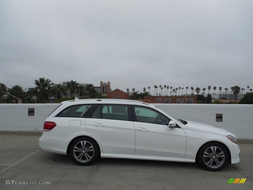 Polar White 2014 Mercedes-Benz E 350 4Matic Sport Wagon Exterior Photo #82226325