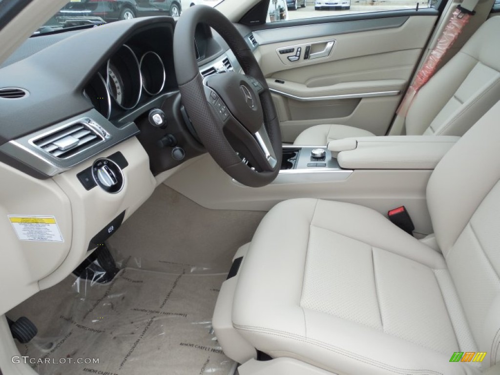 Silk Beige/Espresso Brown Interior 2014 Mercedes-Benz E 350 4Matic Sport Wagon Photo #82226420