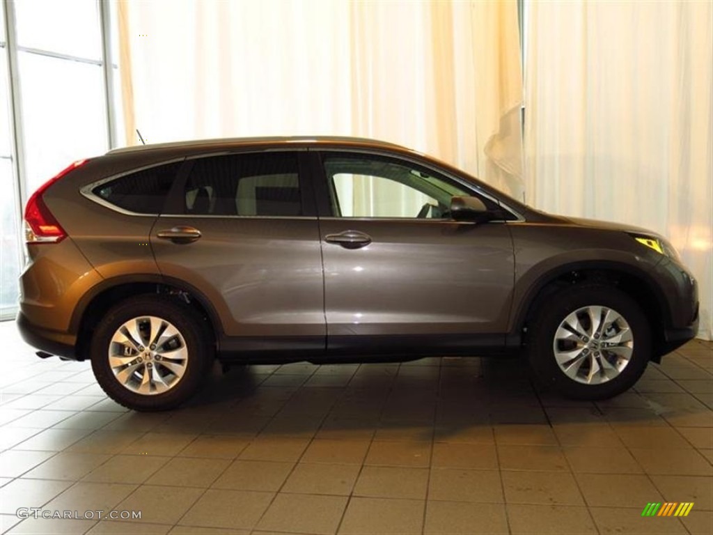 2013 CR-V EX-L - Urban Titanium Metallic / Black photo #2