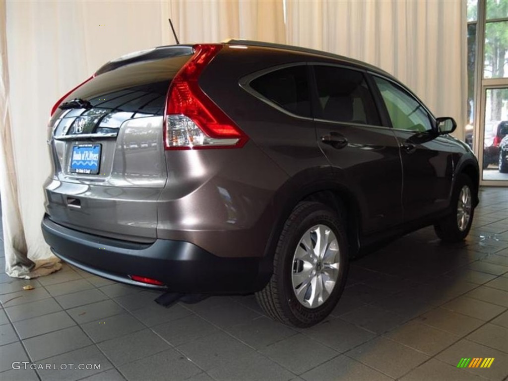 2013 CR-V EX-L - Urban Titanium Metallic / Black photo #3