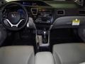 2013 Alabaster Silver Metallic Honda Civic EX Sedan  photo #4