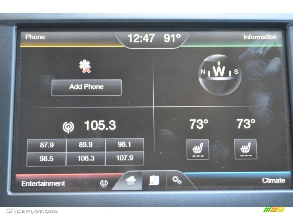 2013 Fusion Hybrid SE - Ice Storm Metallic / Charcoal Black photo #11