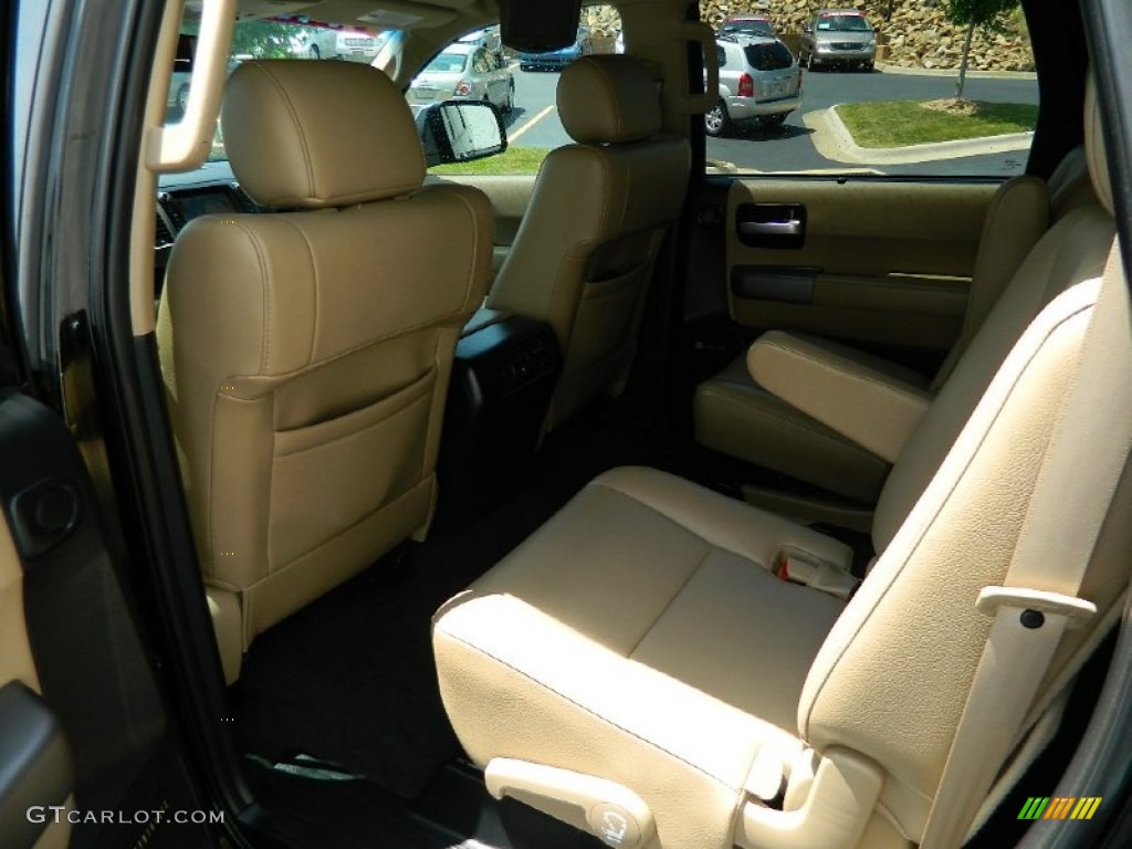 Sand Beige Interior 2012 Toyota Sequoia Limited Photo #82229775