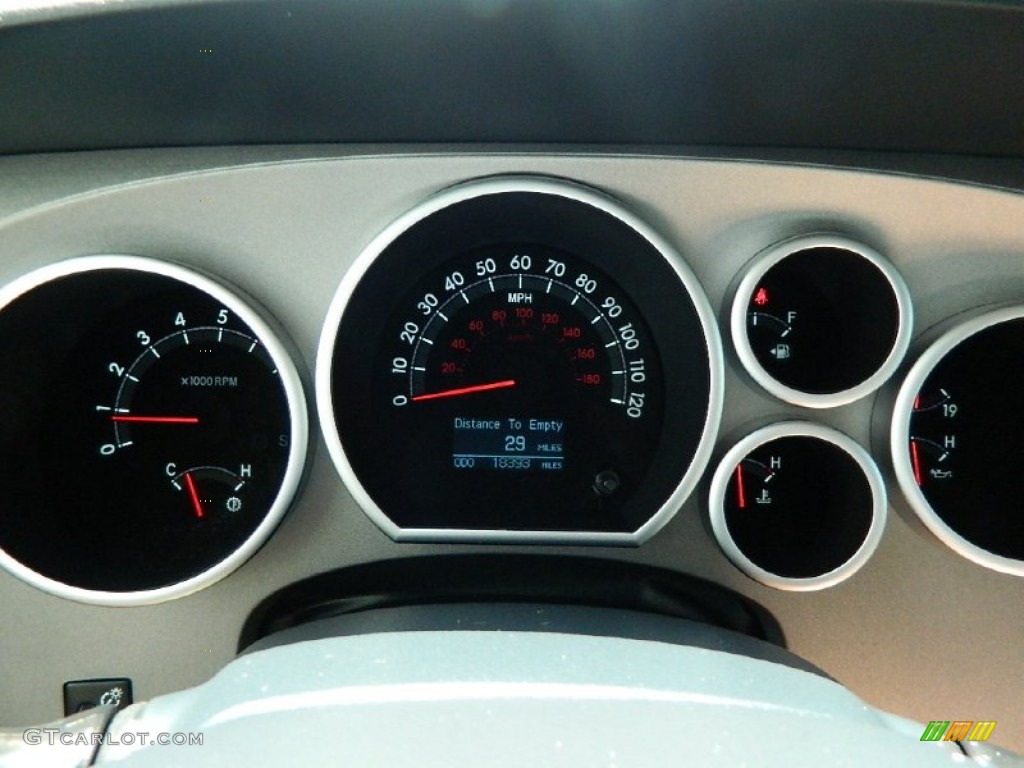 2012 Toyota Sequoia Limited Gauges Photo #82230194