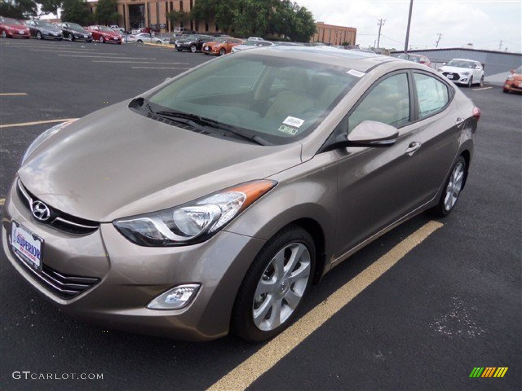 2013 Elantra Limited - Desert Bronze / Beige photo #1