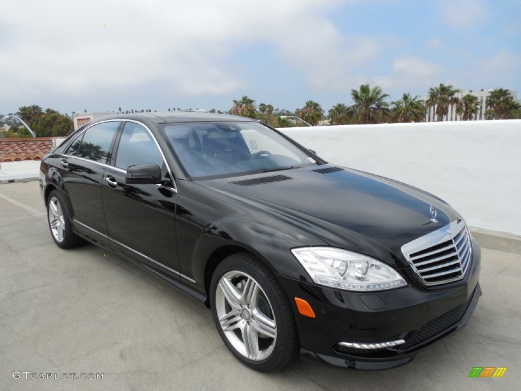 2013 S 550 Sedan - Black / Black photo #1
