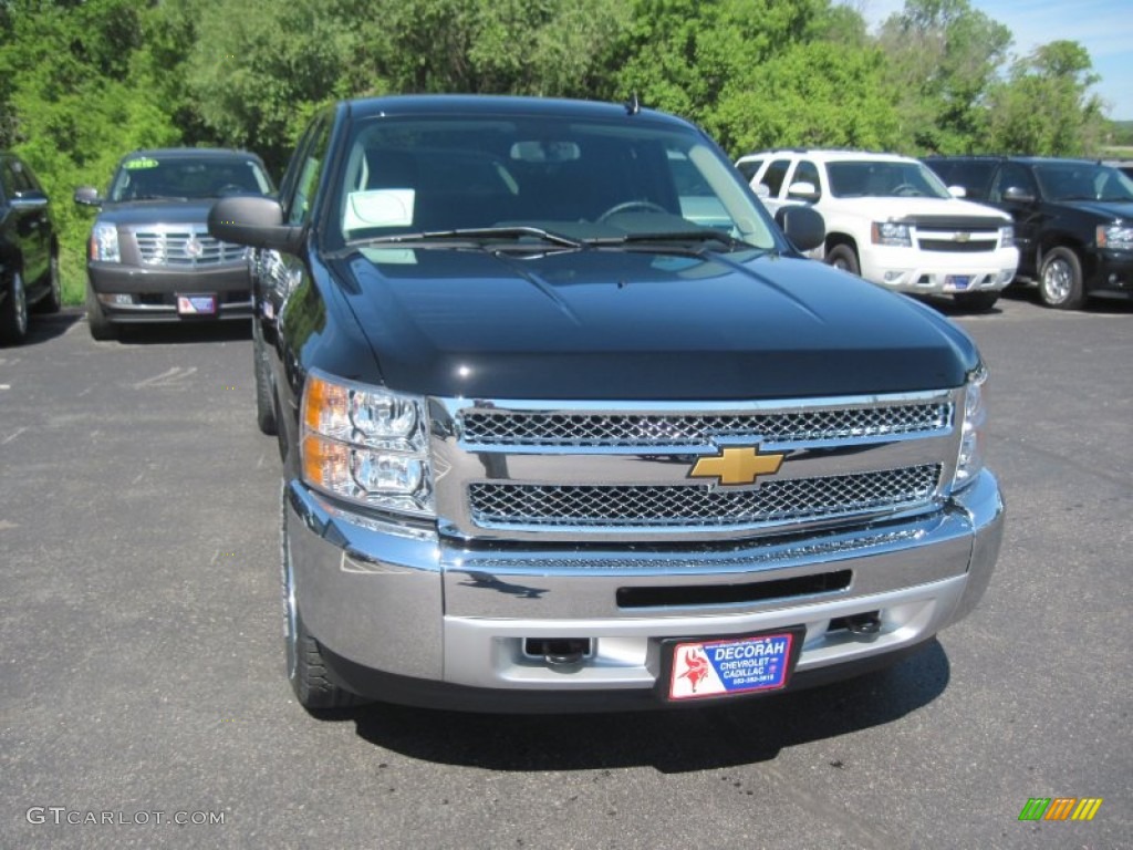 2013 Silverado 1500 LT Extended Cab 4x4 - Black / Ebony photo #2