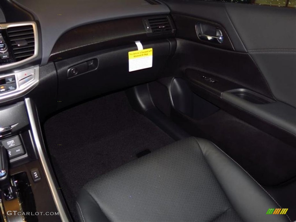 2013 Accord EX-L V6 Sedan - Hematite Metallic / Black photo #7