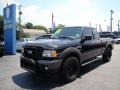 Black - Ranger XLT SuperCab 4x4 Photo No. 4