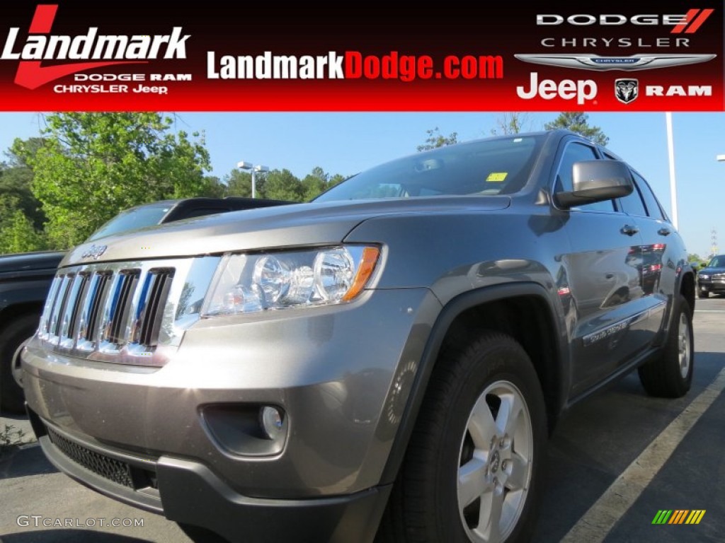 2012 Grand Cherokee Laredo - Mineral Gray Metallic / Dark Graystone/Medium Graystone photo #1