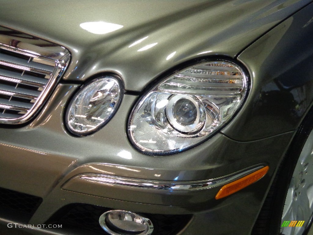 2008 E 350 4Matic Sedan - Indium Grey Metallic / Cashmere photo #4